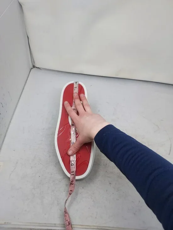 Christian Louboutin MENS White Heart Love Adolon Junior Sneaker - Picture 8 of 12